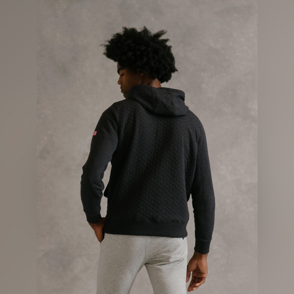 B Draddy Andy Quilted Hoodie - Nauti Navy Blue - MGA 1897 Metropolitan Golf (L) - Picture 8 of 8